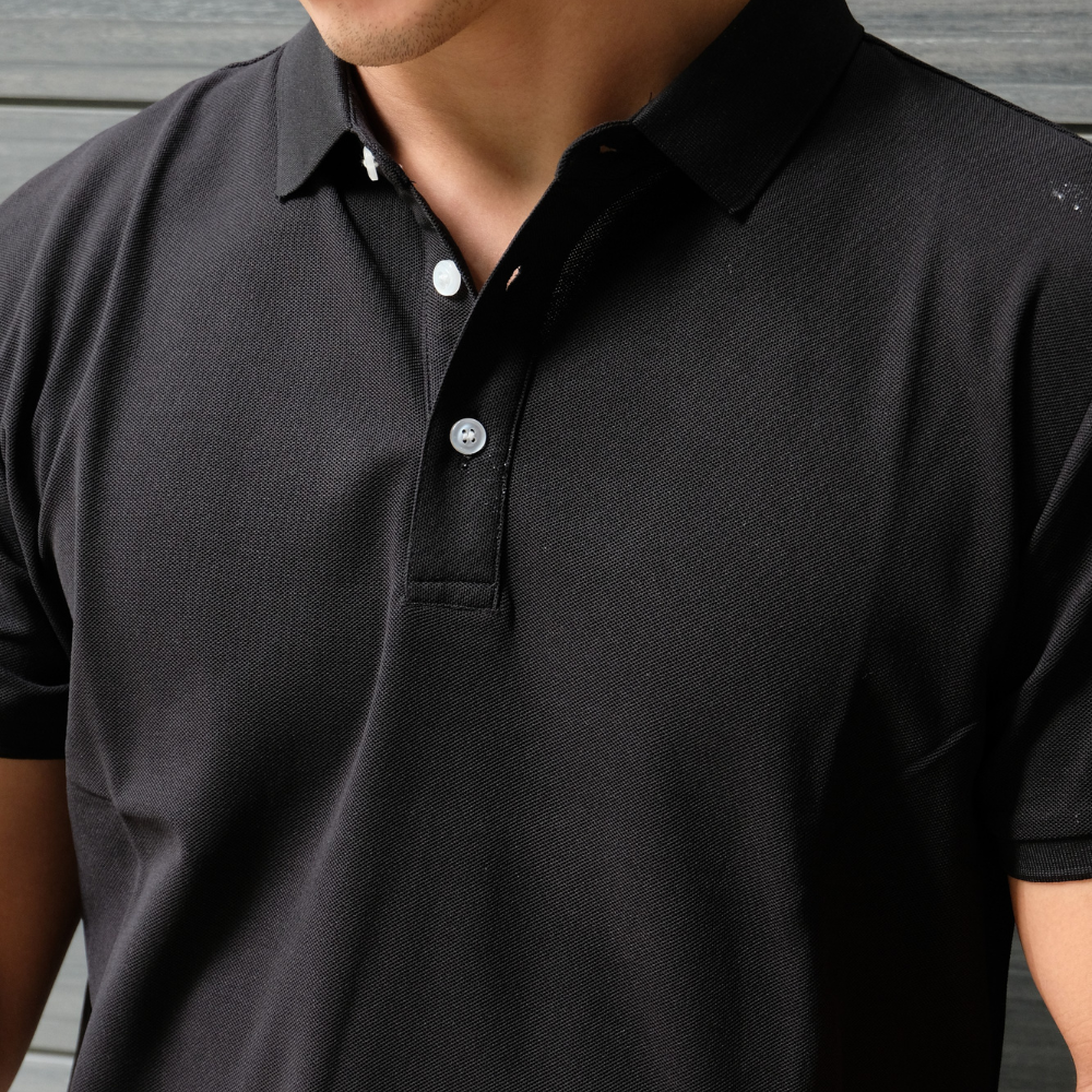 Hydrophobic Polo Shirt - Black